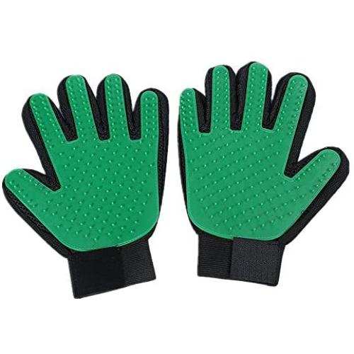 ORRIPOT Yvetel Pet Grooming Glove-Gentle Deshedding Brush Glove - Efficient Pet Hair Remover Mitt - Massage Tool with Enhanced Five Finger Design - Perfect for Dogs & Cats with Long & Short Fur ORRIPOT Yvetel Pet Grooming Glove-Gentle Deshedding Brush Glove - Efficient Pet Hair Remover Mitt - Massage Tool with Enhanced Five Finger Design - Perfect for Dogs & Cats with Long & Short Fur