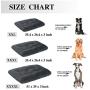 OXS Dog Bed Long Plush Calming Pet Bed, Comfortable Faux Fur Washable Crate Mat with Anti-Slip Backing for Jumbo Large Medium Dogs