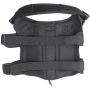 RubRab Tactical Dog Harness Vest Medium with Handle Pulling, Military Working Dog Molle Vest with Free Bungee Dog Leash