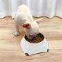 Super Design Dog Cat Bowls Melamine Stand Stainless Steel Pet Bowls for Small Medium Large Dogs and Cats
