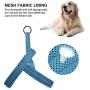 Creation Core Adjustable Dog Harness Mesh Padded Breathable Reflective Nylon Pet Vest Easy to Walk, Blue XXS