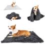 Loyanyy Fluffy Pet Blanket Warm Soft Blankets for Dog Puppy Cat Flannel Throw Dog Bed Covers Pure Plush Mat
