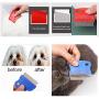 2 Pcs Cat Combs Dogs Grooming Combs Tear Stain Remover, Effectively Removes Crust, Mucus, Eye Stain on Pet(Random Color)