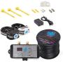 OKPET Wired Electronic Pet Dog Fence System, Underground Solid Copper Wire Electric Dog Fence Containment System, 1500 Feet In-Ground Fence Dog Boundary Container, Rechargeable Waterproof Collar