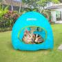 PAWISE Cat Toys Cat Portable Cat Cube Pop Up Collapsible Kitten Indoor Outdoor Toys Pet Foldable Tent Playing Toy (Color Random)