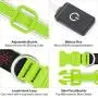 Clan-x LED Dog Collar - USB Rechargeable Light Up Pet Collars, Mesh Adjustable Comfortable Mesh Safety Glowing Dog Necklace, Flashing Reflective Dog Collars for Your Small Medium Large Dogs