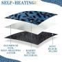 Cuddle Cat Cave Bed for Indoor Cats & Small Dogs, Cat Calming Bed for Anxiety, Self Heating Warming Pet Sleeping Bed, Non-Slip Leopard Mattress House for Kittens, Puppies, Small Breeds Dogs
