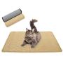 Downtown Pet Supply Natural Cat Scratching Mat with Premium Sisal, Exerciser Mat Toy for Kitty with Non Slip Backing