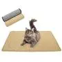 Downtown Pet Supply Natural Cat Scratching Mat with Premium Sisal, Exerciser Mat Toy for Kitty with Non Slip Backing