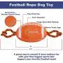 Pets First NCAA Miami Hurricanes Football Dog Toy, Tough Quality Nylon Materials, Strong Pull Ropes, Inner Squeaker, Collegiate Team Color Pets First NCAA Miami Hurricanes Football Dog Toy, Tough Quality Nylon Materials, Strong Pull Ropes, Inner Squeaker, Collegiate Team Color