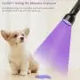 ESCO LITE Black Light UV Flashlight, Escolite UV Lights 51 LED Ultraviolet Blacklight Flashlight Pet Urine Detector, Matching with Pet Odor Eliminator ESCO LITE Black Light UV Flashlight, Escolite UV Lights 51 LED Ultraviolet Blacklight Flashlight Pet Urine Detector, Matching with Pet Odor Eliminator