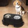 Leashboss Slow Feed Dog Bowl for Raised Pet Feeders - Maze Food Bowl Compatible with Elevated Diners
