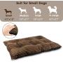 JOEJOY Dog Bed Crate Pad Mat, 24/30/36 inches Ultra Soft Short Plush Machine Washable Pet Cushion for Sleeping Anti-Slip Mattress for Small Medium Large Dogs and Cats