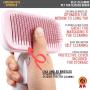 Emperor Pets Self Cleaning Slicker Brush for Dogs & Cats - Removes Tangled Hair, Undercoat Brush for Dogs, Dog Grooming Brush, Great Dog Brush for Shedding Long Hair Dog Brush Long Hair Cat Brush
