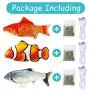 3 Pack Flopping Fish Cat Toy,Electric Moving Realistic Simulation Fish, Wiggle Fish Catnip Kicker Toys, Motion Kitten Toy, Plush Fun Interactive Pets Pillow Chew Bite Kick Supplies for Cat Exercise 3 Pack Flopping Fish Cat Toy,Electric Moving Realistic Simulation Fish, Wiggle Fish Catnip Kicker Toys, Motion Kitten Toy, Plush Fun Interactive Pets Pillow Chew Bite Kick Supplies for Cat Exercise