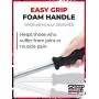 iPrimio Monster Cat Litter Scooper with 17 Inch Long Handle and Soft Grip - Sturdy Extra Large Deep Shovel Scoop - Great for Sore Hands