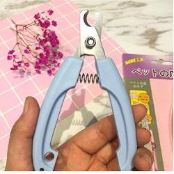 PJKKawesome Safety Dog Nail Clippers No Pain Safety Switch to Prevent Over Cut for Grooming Pet Nail Medium Sized Dog Blue S Pet Supplies