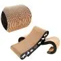 RISEPRO 2-in-1 Cat Scratcher Cardboard, Cat Sofa, Cat Scratching Pad, Cat Furniture, Cat Bed, Cat Scratching Post RISEPRO 2-in-1 Cat Scratcher Cardboard, Cat Sofa, Cat Scratching Pad, Cat Furniture, Cat Bed, Cat Scratching Post