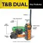 Dogtra T&B Dual Dial Dog Remote Training and Beeper Collar - 1.5-Mile-Long Range, Sports Upland Hunting, Fully Waterproof, Rechargeable, Static, Locate - Includes PetsTEK Trainer Clicker Dogtra T&B Dual Dial Dog Remote Training and Beeper Collar - 1.5-Mile-Long Range, Sports Upland Hunting, Fully Waterproof, Rechargeable, Static, Locate - Includes PetsTEK Trainer Clicker