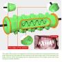 CHZHENG Dog Chew Toothbrush, Double Sucker Pull Rope Dog Toy Dog Teeth Cleaning Massager for Puppy Small Large Dog Teeth Cleaning/Chewing/Playing/Treat Dispensing