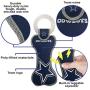 Pets First NFL Dallas Cowboys Dental Dog TUG Toy with Squeaker. Tough PET Toy for Healthy Fun, Teething & Cleaning Pets Teeth & Gum, one Size, DAL-3310
