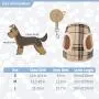 Soft Mesh Dog Harness with Leash Basic Plaid Padded Vest for Puppy Soft Mesh Dog Harness with Leash Basic Plaid Padded Vest for Puppy
