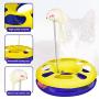 Kole Bulk buys OD386-1 Ball Track Cat Toy with Mouse Swatter