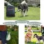 Jondarla Portable Pooper Scooper, Expandable Dog Pooper Scooper with Carabiner, Large Size Pet Waste Cleaner for Outdoors, Poop Scooper for Dog with 45pcs Dog Poop Scoop Waste Bag Refills in Dispenser