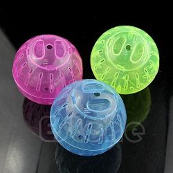Pet Rodent Mice Jogging Hamster Gerbil Rat Play Toy Plastic Exercise Small Ball