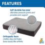 Cozy Pet Orthopedic Dog Bed, Low Profile Platform Mattress Dog Bed For Joint Support, Machine Washable Cover