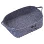 Geyecete Cotton Rope Toy Storage Basket Bin Dog Toy Storage Basket Basket Dog Toys Basket - Cube Organizer for Closet, Small Toys, Towels