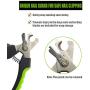 Simply Pets Online Dog Nail Clippers - Stainless Steel Claw Cutters for Dogs with Safety Lock to Avoid Over-Cutting