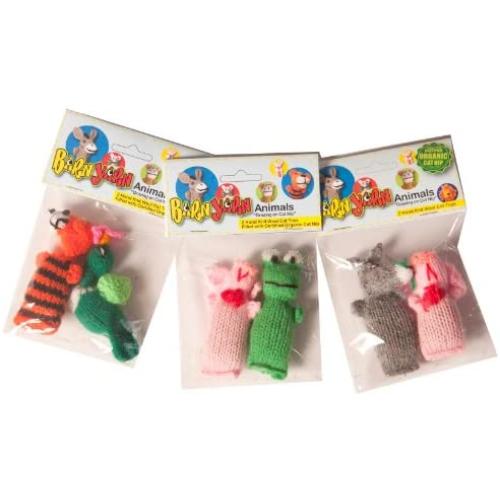Chilly Dog 2-Pack Barn Yarn Animal Catnip Toy, Model: 1002