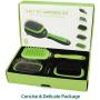 Dematting Comb, Welltop 5 in 1 Pet Grooming Brush, Dog Grooming Brush and Deshedding Tool Dual Side Pet Brush, Including Dematting Comb, Deshedding Comb, Bristle Brush, Pin Brush, Massage Brush