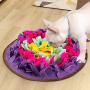 Green House Dog Snuffle Mat Pet Puzzle Toy Sniffing Training Pad Activity Blanket Feeding Mat for Dog Release Stress