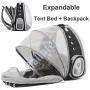 halinfer Back Expandable Cat Backpack, Space Capsule Transparent Pet Carrier for Small Dog, Pet Carrying Hiking Traveling Backpack halinfer Back Expandable Cat Backpack, Space Capsule Transparent Pet Carrier for Small Dog, Pet Carrying Hiking Traveling Backpack