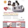 K&H Pet Products Mothers Heartbeat Pillow For Puppies and Kittens Plush Toy with Breed Specific Heartbeat Rhythm