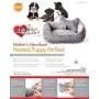 K&H Pet Products Mothers Heartbeat Pillow For Puppies and Kittens Plush Toy with Breed Specific Heartbeat Rhythm
