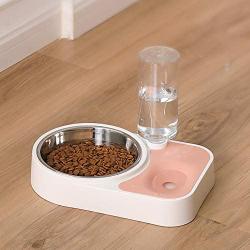 PETCARE Pets Water and Food Bowls with Automatic Water Dispenser for Small or Medium Size Dogs Cats