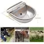 MUDUOBAN Stainless Steel Automatic Waterer Bowl Horse Cattle Goat Sheep Pig Dog Float Valve Water Trough Farm Supplies Livestocktool MUDUOBAN Stainless Steel Automatic Waterer Bowl Horse Cattle Goat Sheep Pig Dog Float Valve Water Trough Farm Supplies Livestocktool