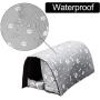 GUOXY Deluxe Soft Cat Bed, Pet House, Cats Tunnel Shelter, Waterproof Outdoor Cat Shelter, Oxford Cloth Soft Foldable Portable Stray Pet Shelter,22.4416.5414.96Inch