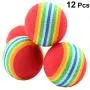 POPETPOP 12pcs Interactive Dog Toys Rainball Dog Balls Puppy Toys 3.5cm Tennis Balls Pet Supplies - Small POPETPOP 12pcs Interactive Dog Toys Rainball Dog Balls Puppy Toys 3.5cm Tennis Balls Pet Supplies - Small
