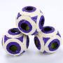 ocijf179 Cat Ball Toy Pet Cat Kitten Plastic Sisal Six-Hole Ball Fun Game Scratch Interactive Toys - Purple