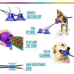 Palomo Market Dog Puzzle Toy - Blue & Purple 2 Sticky Pads, Instructions and Packaging. Attractive Dog Enrichment Toy. Let The Interactive Dog Toy take Care of Your Best Friend