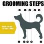 BV Dog Brush and Cat Brush, Pet Grooming Comb, 2 Sided Bristle and Pin for Long and Short Hair Dog, Removing Shedding Hair