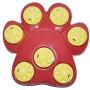 Winnii Multifunction Pet Bowl Feeder 7 Holes Dog Paw Educational Toys Puppy Puzzle Safety Plastic Dog Toy