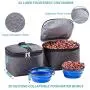 Pet Travel Bag for Dogs & Cats - Tote Organizer Bag for Dog Travel, Airline Approved - Includes Dog Travel Bag, 2 X Collapsible Bowls, 2 X Food Storage Containers by Vuudh (Grey) Pet Travel Bag for Dogs & Cats - Tote Organizer Bag for Dog Travel, Airline Approved - Includes Dog Travel Bag, 2 X Collapsible Bowls, 2 X Food Storage Containers by Vuudh (Grey)
