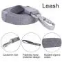 DOGNESS Comfortable Series - Harness and Leash Sets - Adjustable Lengths, Soft,Sustainable and Eco-Friendly Cotton for Small and Medium and Large Dogs Training, Walking, Running