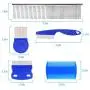 Tear Stain Remover Comb Set Pet Grooming Combs Cat Stainless Steel Comb Pets Flea Comb Dog Grooming Comb Tool for Dog Pets Cat (5 Pieces) Tear Stain Remover Comb Set Pet Grooming Combs Cat Stainless Steel Comb Pets Flea Comb Dog Grooming Comb Tool for Dog Pets Cat (5 Pieces)