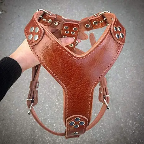 Bestia Style Leather Dog Harness. Black. 100% Leather. Handmade Bestia Style Leather Dog Harness. Black. 100% Leather. Handmade